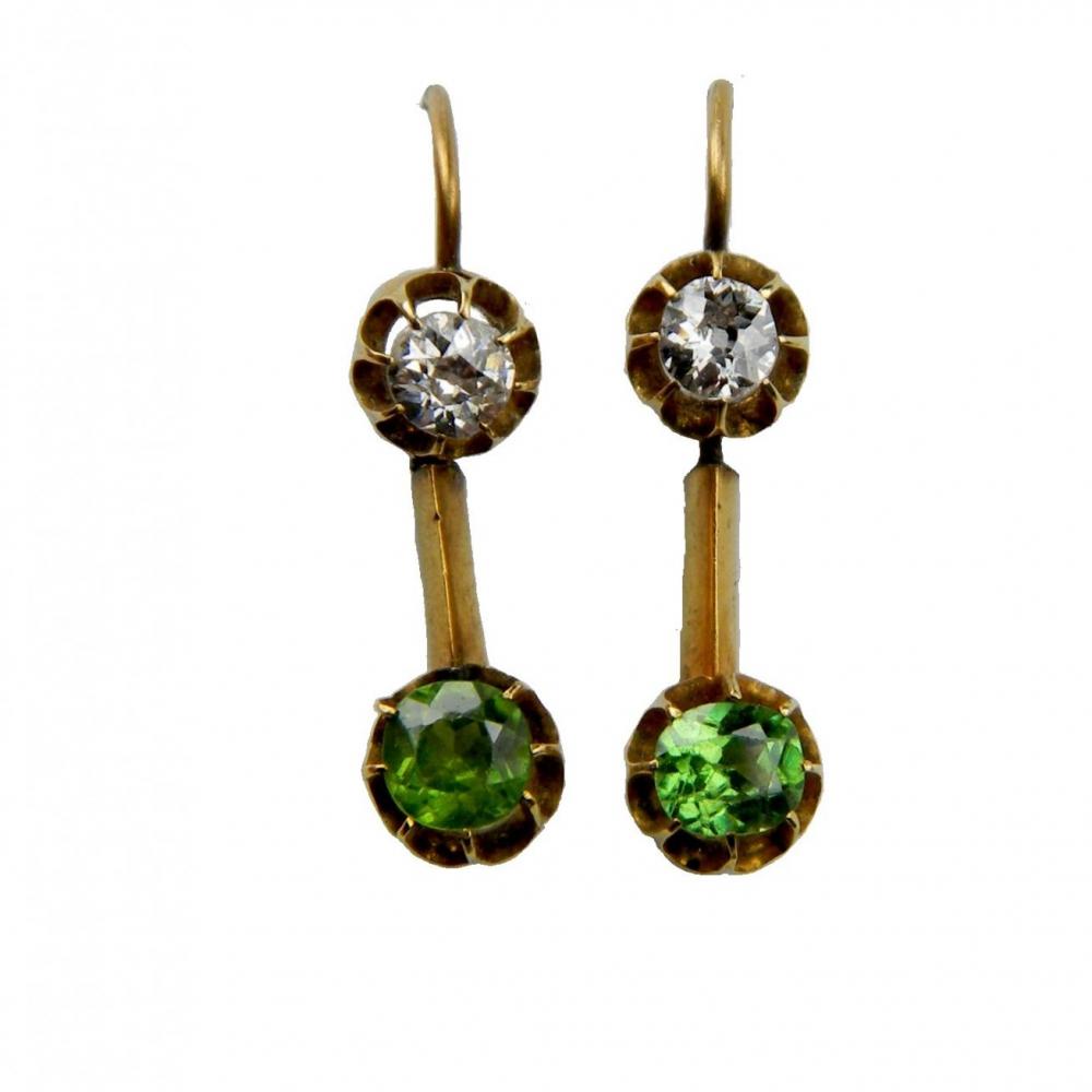 demantoid earrings