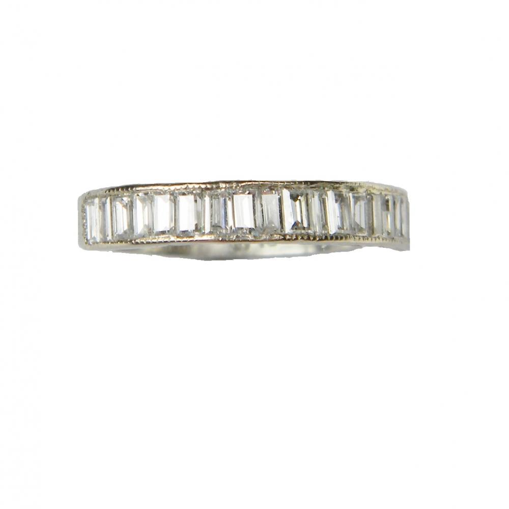 art deco diamond eternity ring