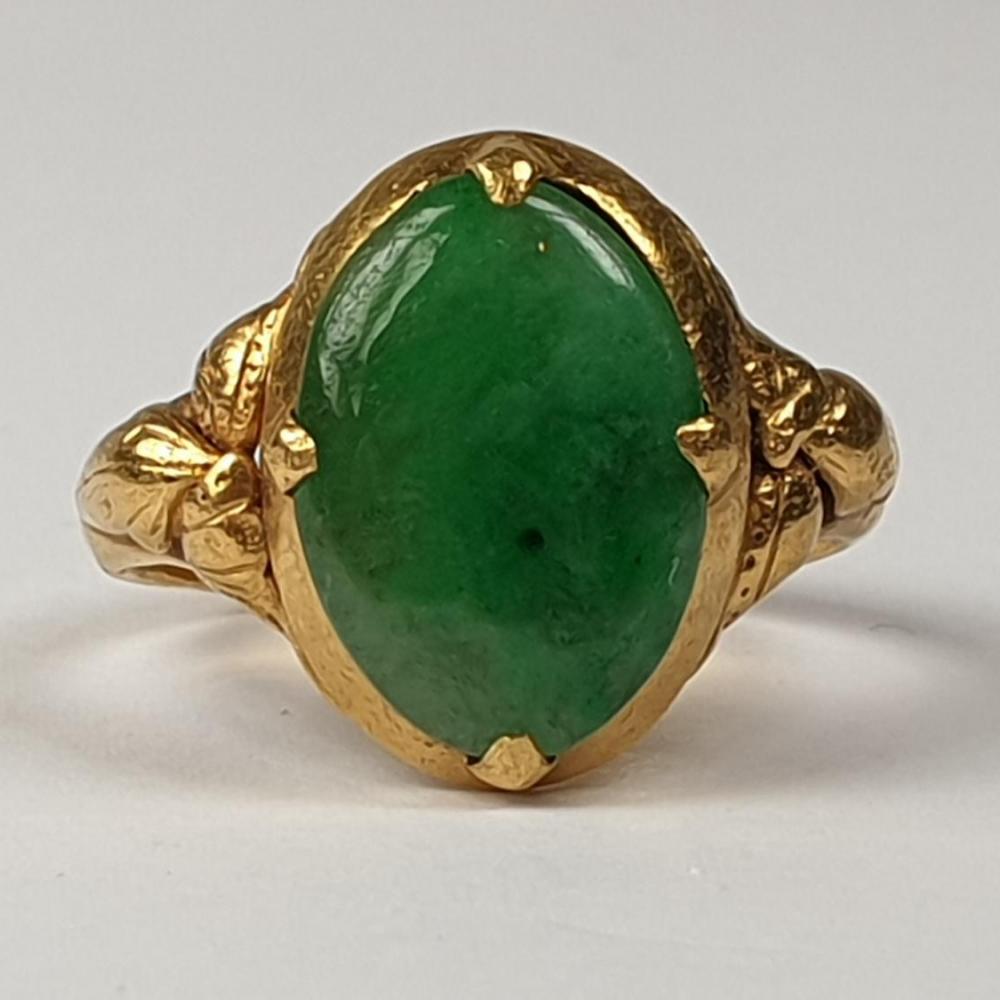 Jade signet clearance ring