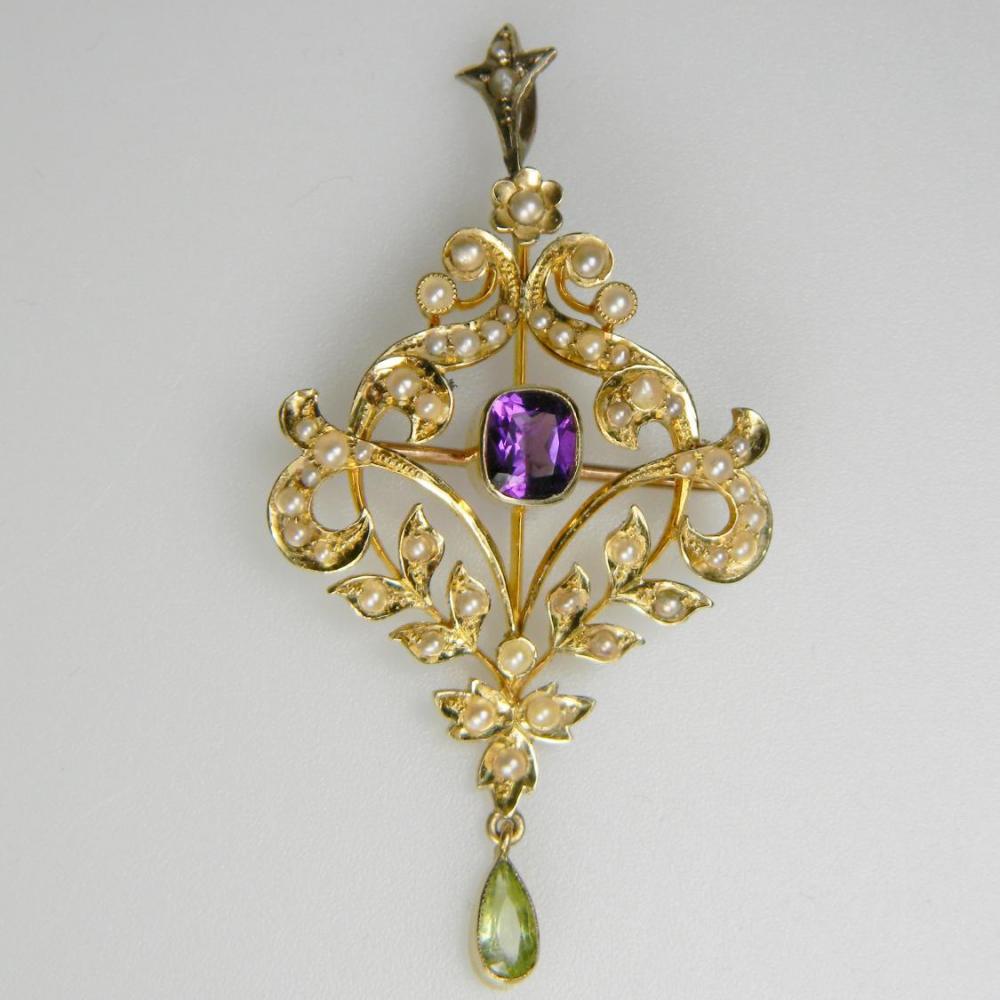 Edwardian Suffragette Pendant | DB Gems