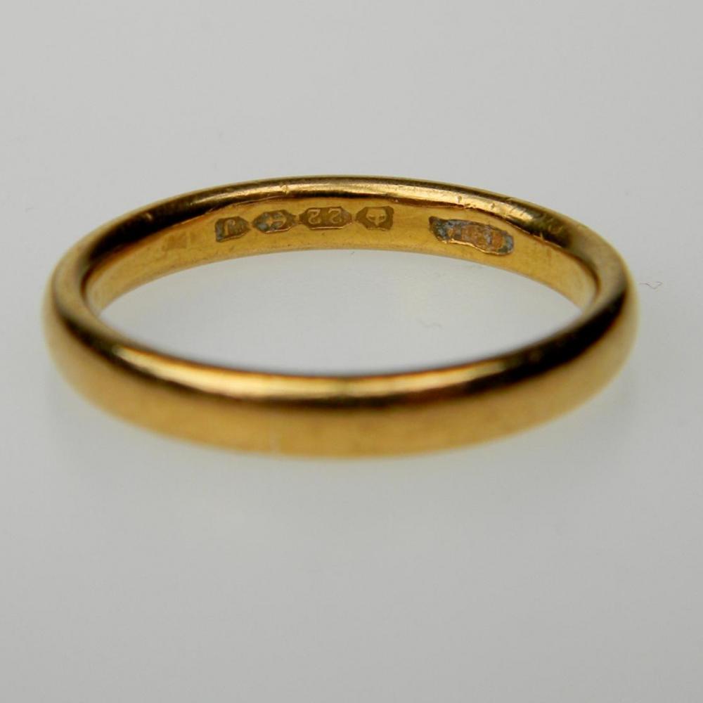 22ct Gold Wedding Ring | DB Gems