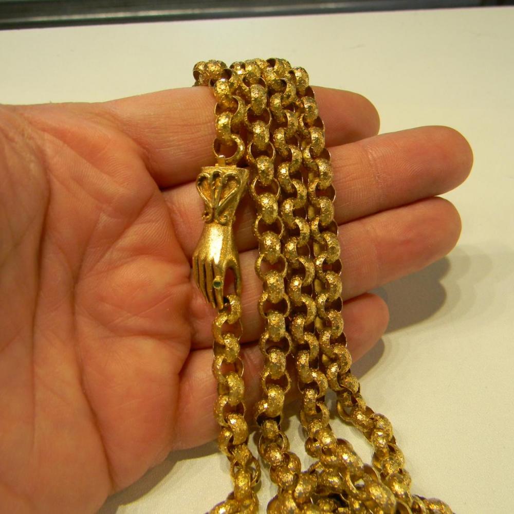 hand gold chain