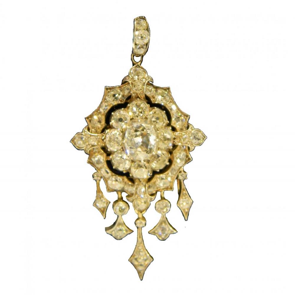 Garrard's Antique Diamond Pendant | DB Gems