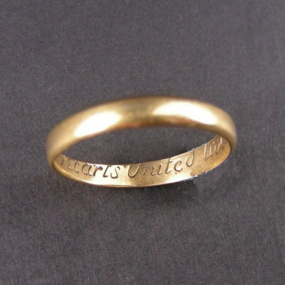 Engraved on sale posey ring